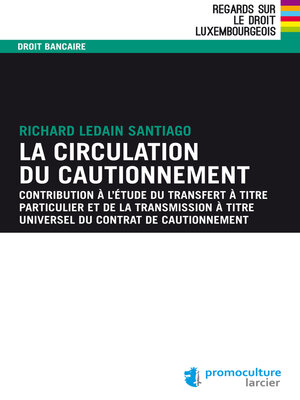 cover image of La circulation du cautionnement